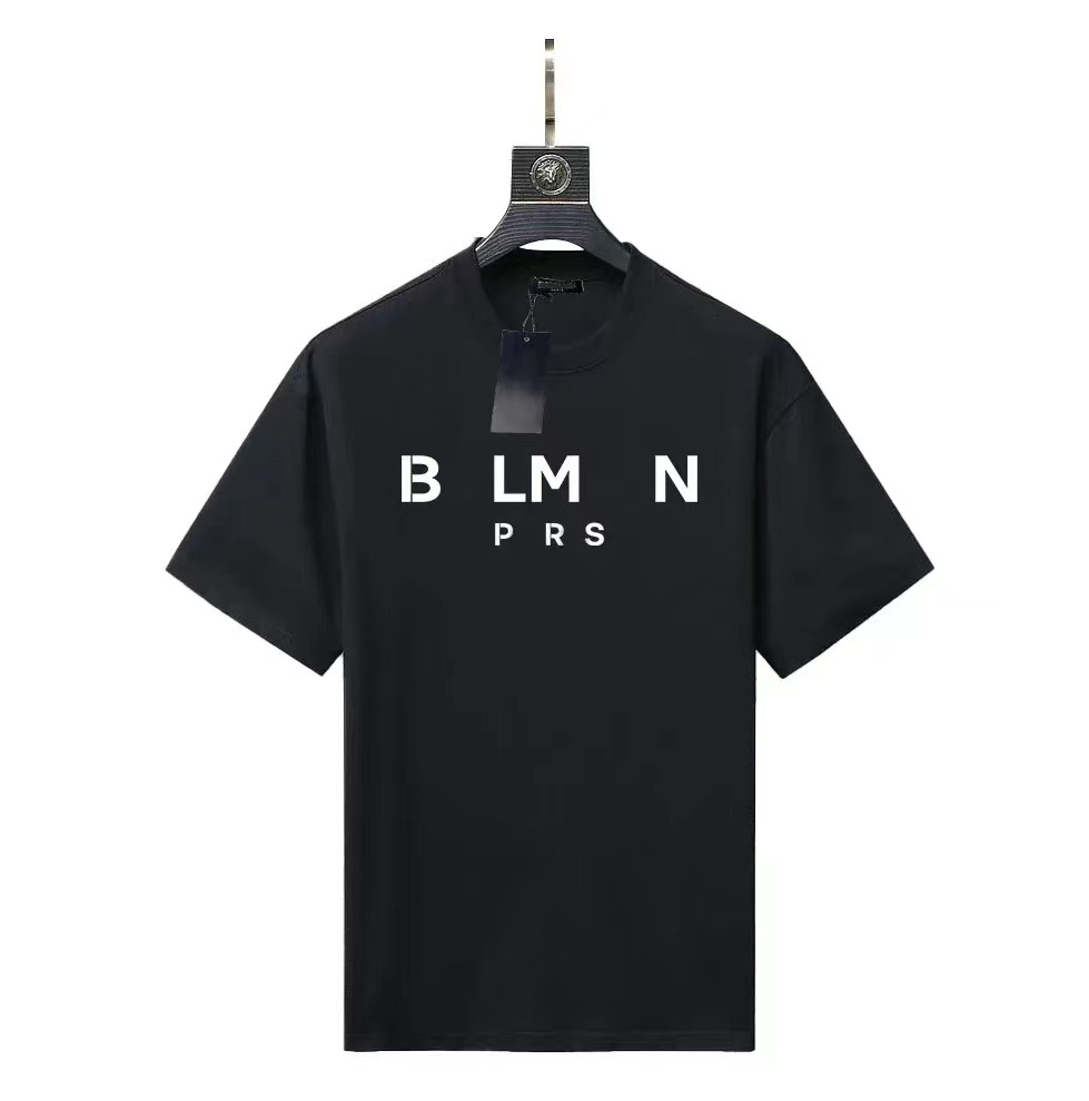 24ss Summer Paris Men's T-shirt Designer T-shirt Luxury flocked Letter T-shirt T-shirt Classic Fashion Green women's short-sleeved casual cotton short-sleeved T-shirt top 