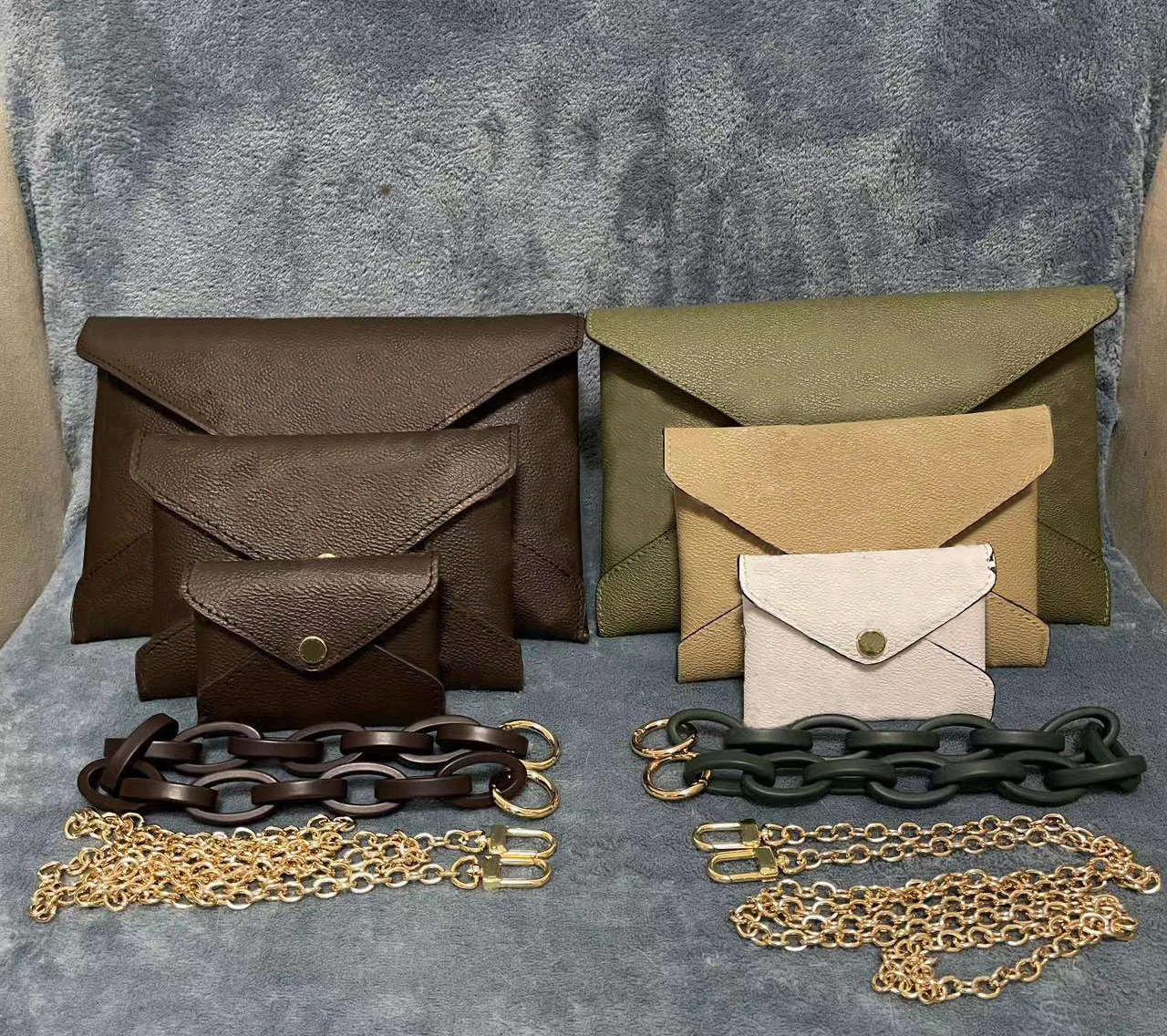 Handbag shoulder Tote designer bags wallet summer fashion 3 pcs cross body coin purse multifunction messenger bag chain and plastic 2 straps with-image-998576618