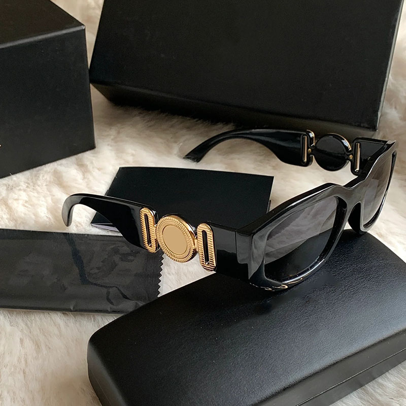 Oval designer sunglasses men pilot polarized sunglasses for women designer summer lunette black square frame plated gold sunglasses high quality eye