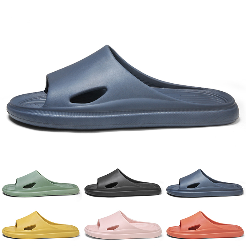 Men Women Summer Light Weight Bathroom Shower Slippers Silent Practical Couple Slide Comfortable Soft Mens Womens Home Indoor Outdoor Beach Sandals