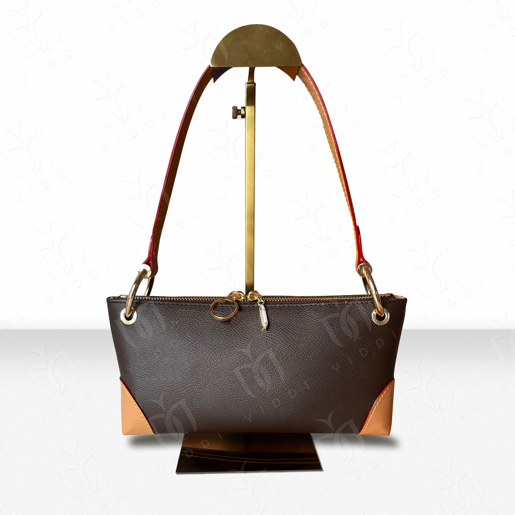Top quality designer bag Luxury Underarm bag Womens Classic monogram Handbags Mini Shoulder bags new wave multi pouchette Clutch Brown print purse m