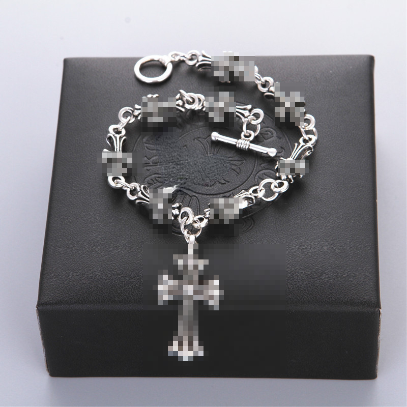 Cross Bracelet Male and Female Hipster Fashion Couple Retro-image-968505550