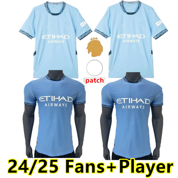 HAALAND Soccer Jerseys 24 25 DE BRUYNE PHILLIPS MANS CITIES GREALISH FERRAN MAHREZ FODEN BERNARDO JOAO CANCELO Z RODRIGO Football Shirt fans player Ederson M. 