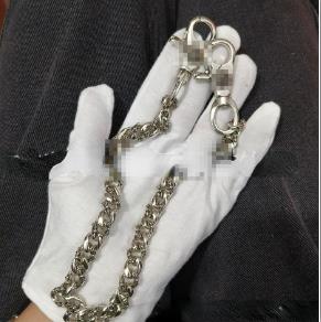 Vintage Dice Cross Waist Pant Chain Personality Pendant-image-968501059