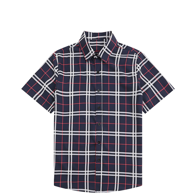 2024 New Men&#039;s Polo Shirt Short Sleeve T-shirt Loose Summer plaid shirt Half Sleeve T-shirt Casual Men&#039;s Tops Asian Size M-3XL-image-968623951