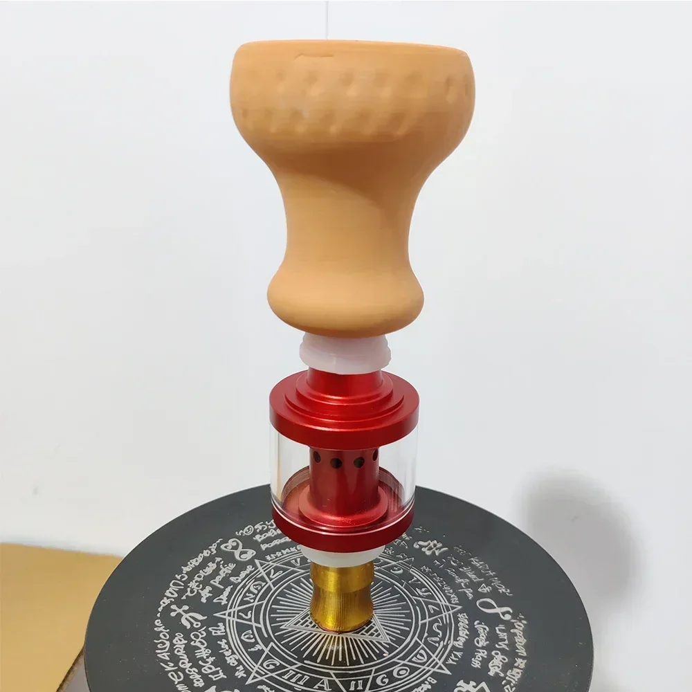 Transparent Visual Hookah Water Pipe Oil Catcher Smoking Accessories High Quality Large Capacity Aluminum Alloy Shisha Syrup Catcher-image-1097657558