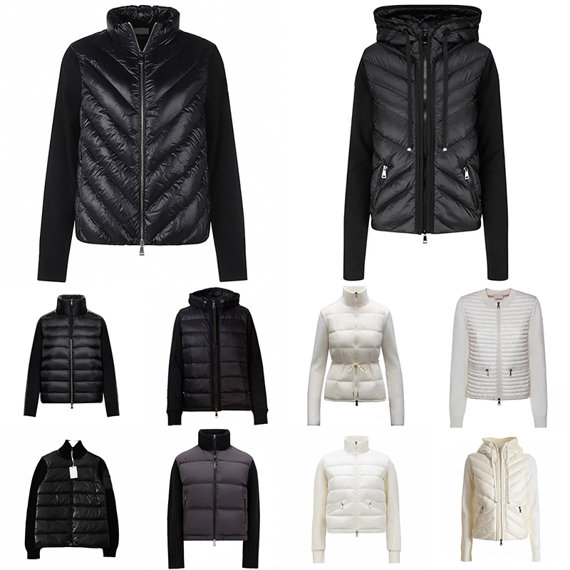 Designer Down Jacket Women Autumn Winter knit jacket Fashion Casual woman warm coat Outdoor Luxury cardigan jacket Daily Outfit size s--xl