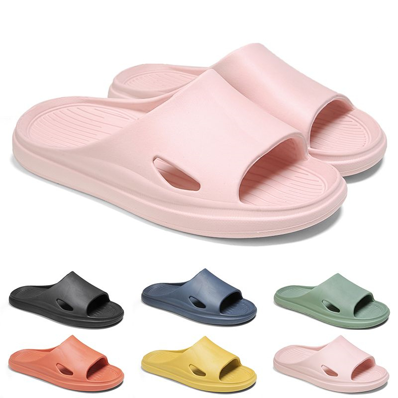 Men Women Summer Light Weight Bathroom Shower Slippers Silent Practical Couple Slide Comfortable Soft Mens Womens Home Indoor Outdoor Beach Sandals