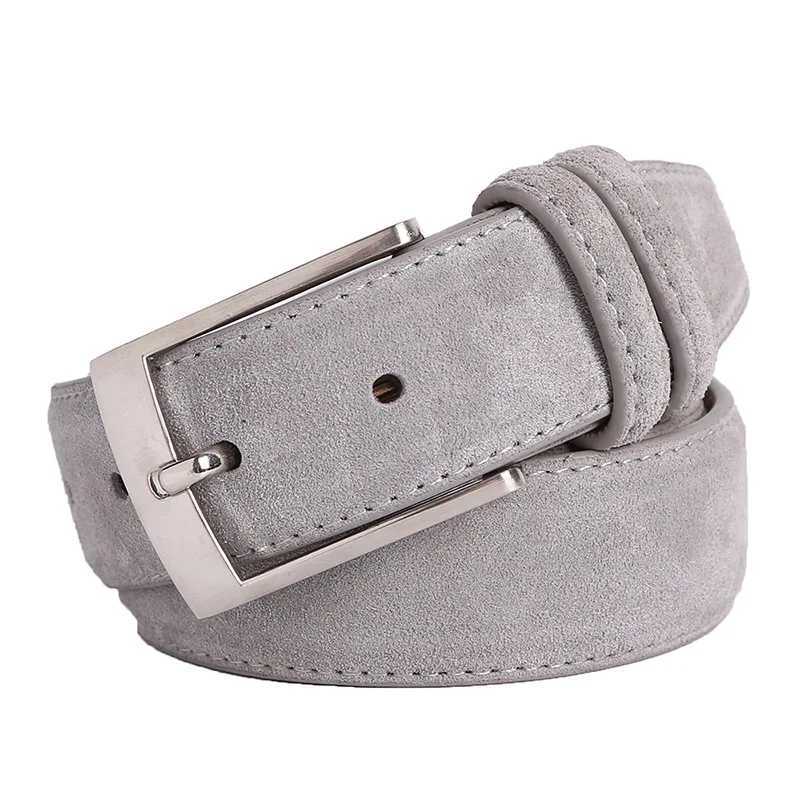 Brand 2026 New Style Fashion Welour Genuine Leather Belt For Jeans Leather Belt Men Mens Belts Luxury Suede Belt 12 Colors M261016
