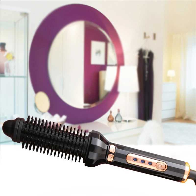 Hair Curlers Straighteners Hot Air Spin Brush for Styling and Frizz Control Auto rotating Curling Negative Ionic Curler Hair Dryer Brush Y240504-image-972826863