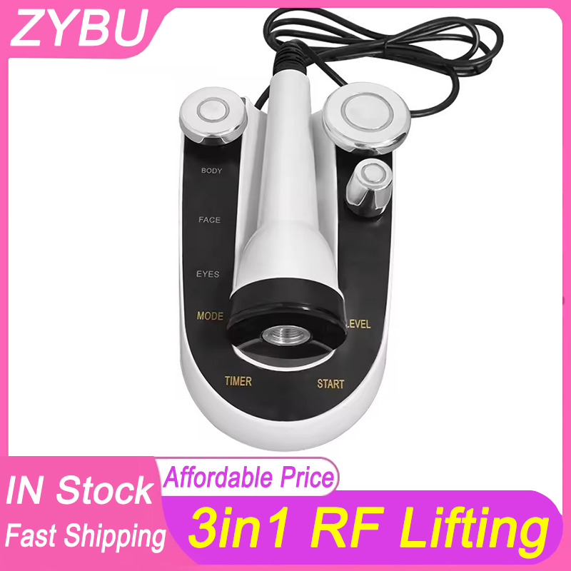 Accueil RF Machine de beauté 3 en 1 corps visage yeux radiofréquence rajeunissement du visage Lifting du visage soins de la peau masseur éliminat