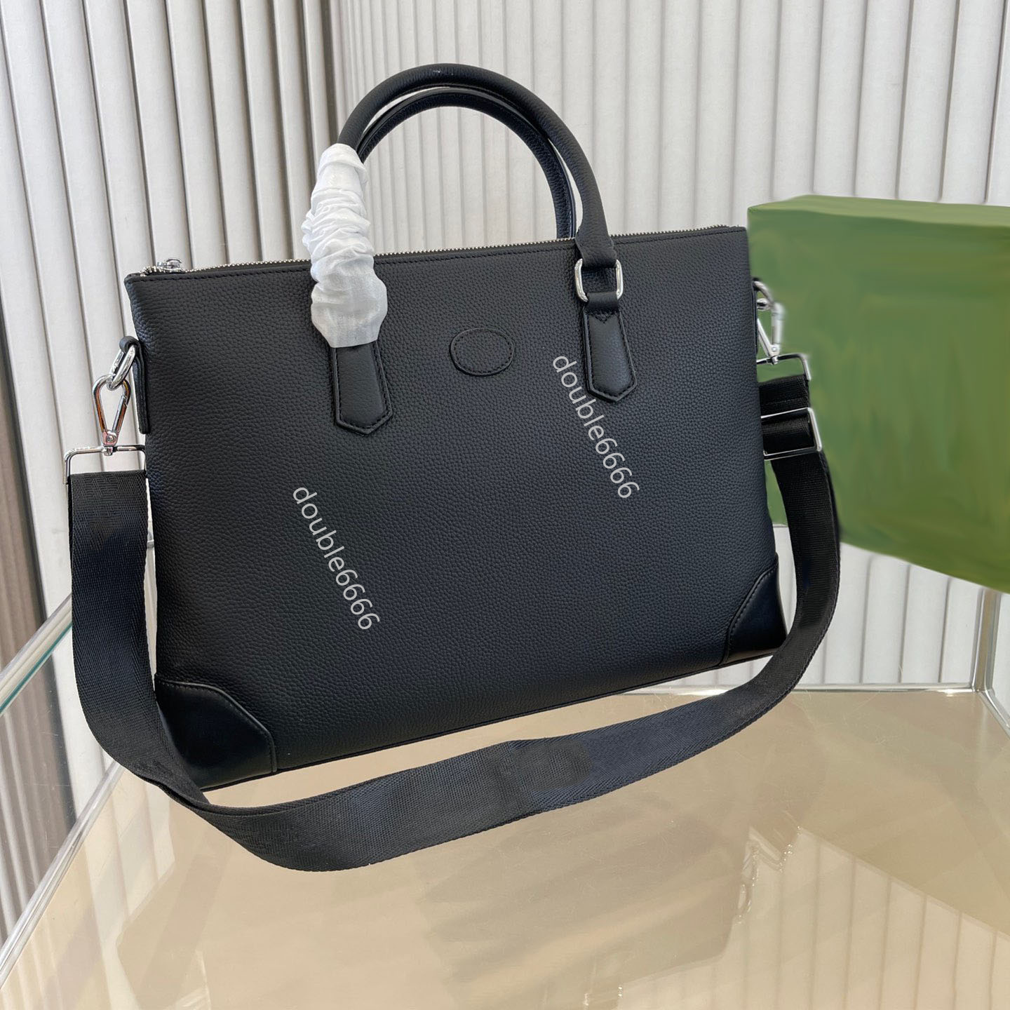 Casual men's briefcase Luxury designer laptop bag Classic versatile business briefcase Out crossbody bag Messenger bag Laptop bag attache ca-image-911484056