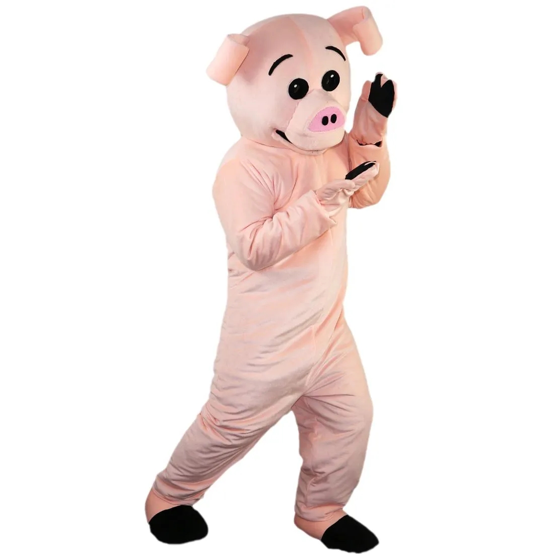 2024 Halloween Costume de mascotte de porc rose mignon