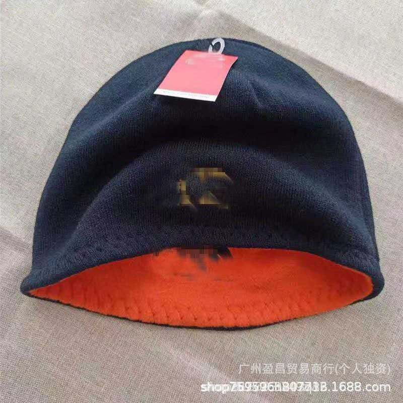 Autumn and winter fleece knitted hat men's woolen hat Outdoor men's woolen hat cold hat J241125