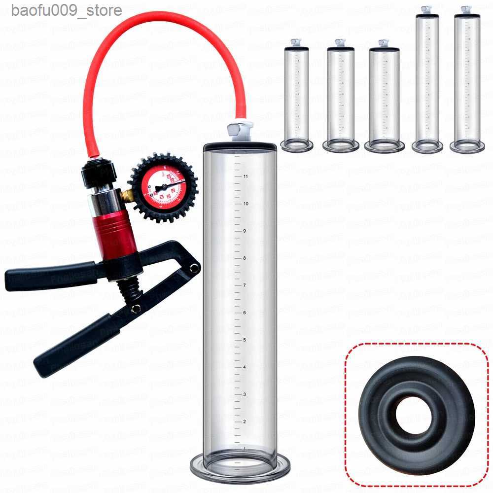 Other Health Beauty Items Vacuum pump manual penis enlargement device adult products male acrylic penis pump male masturbation penis elongation d-image-969855312