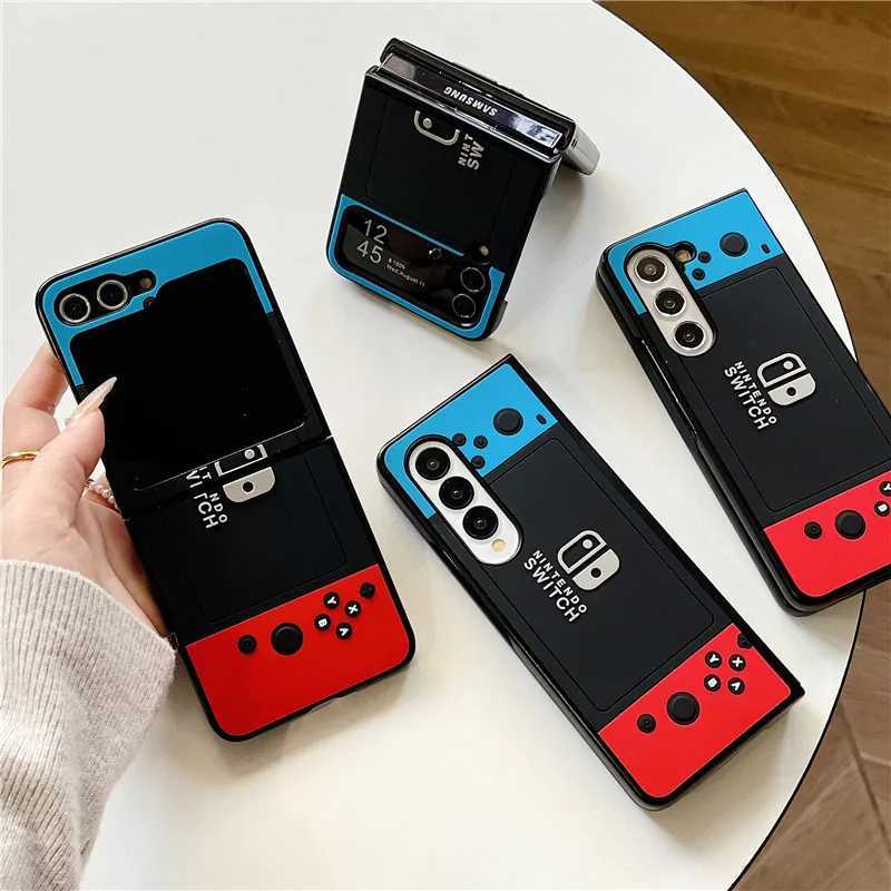 Cell Phone Cases 3D Cool Game Console Silicone Shockproof Phone Case Samsung Galaxy Z Flip 4 5 Back Cover Galaxy Z Fold 4 5 Phone Case Funda L260-image-969625973