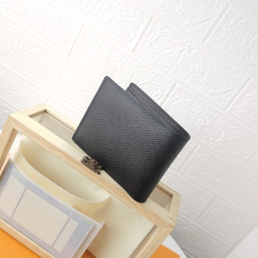 High Quality Fashion Designer Men Wallets Cards Holder man Purse gift Handbag Original box wholesale discount free shipping-image-929533299