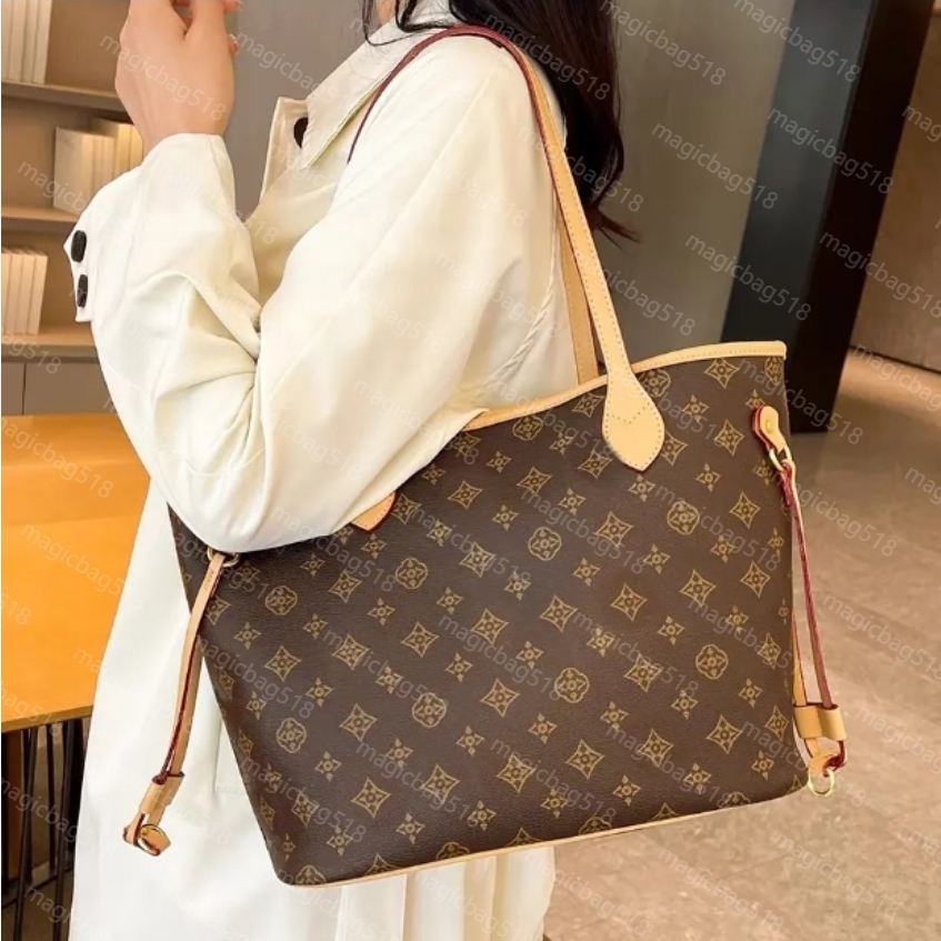 Totes Designer Sac Luxury Luxury Classic Old Fleur Fleur Full Imprime Toirée revêtue de vaches Cow Top Sac Tote Sac fourre-tout