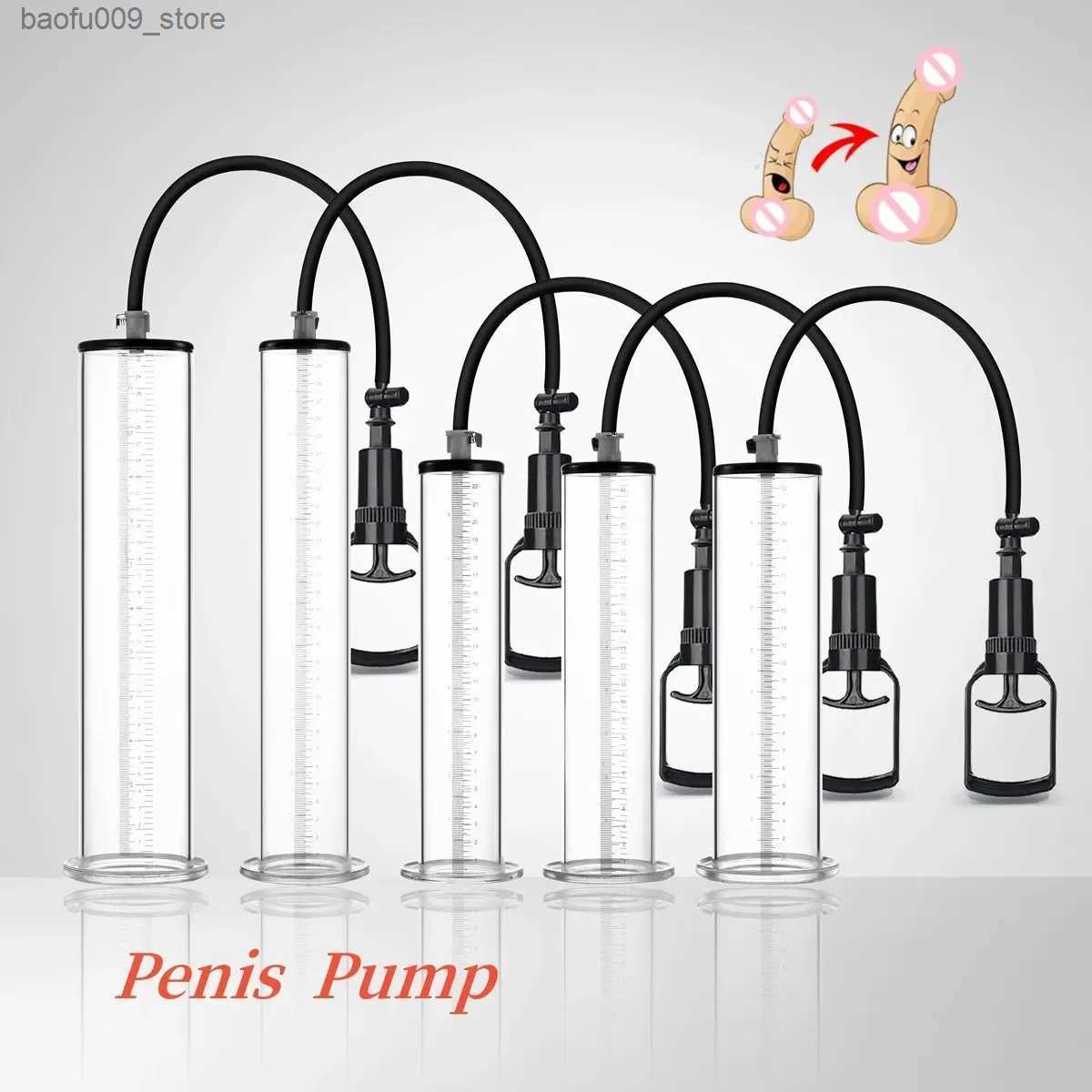 Other Health Beauty Items Male Penis Pump Manual Vacuum Penis Enlarger for Male Penis Enlarger Adult Product 30cm Q240426-image-969856930
