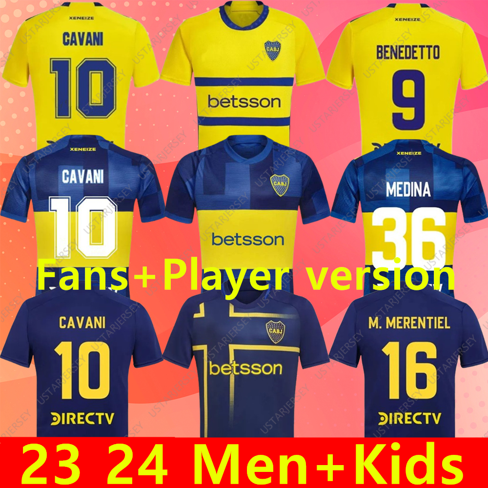 CAVANI Boca Juniors Soccer Jerseys 2023 2024 2025 MARADONA BENEDETTO MARCOS ROJO CARLITOS DE ROSSI TEVEZ SALVIO BARCO JANSON MEDINA 20 21 22 23 24 25 football shirt 