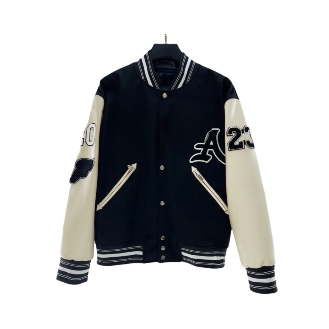 designer jackets mens Outerwear Mens Baseball Hip Hop Letter Varsity arm bone embroidery jacket Streetwear Men Unisex Coats High Quality Casual Wear