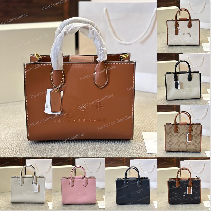 24 NEW Multicolor Designer COA ACE 26 Tote Bag Leather Fashion Shoulder Bags Top Quality Women Handbag Casual Totes Bag Purse Shopping Wallet Cro-image-969747551