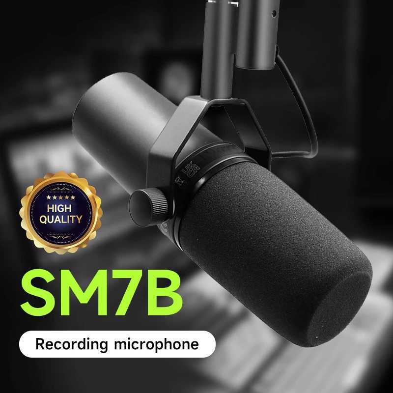 Microphones SM7B microphone sm7b dynamic microphone podcast studio set for Live/Stage Recording Podcasting cardioid Black Metal microphone S24112-image-1034946496