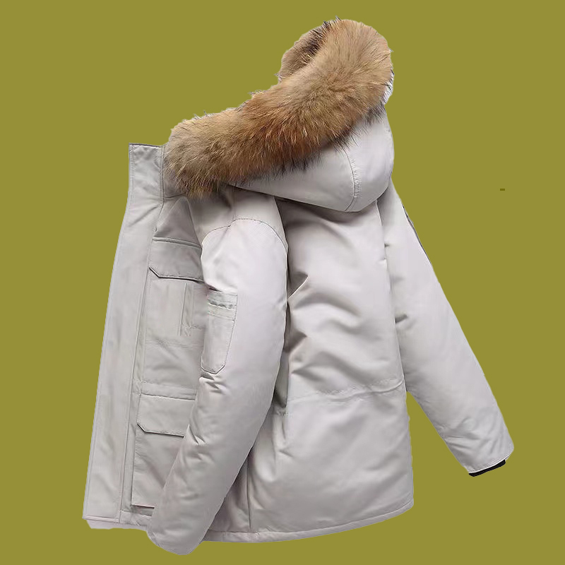 Winter Men's Designer Puffer Jacket Arm NFC Scan Round Zipper Outdoor Warm Women's Puffer Jacket Asian Size S-5XL Thick Model New Cloth