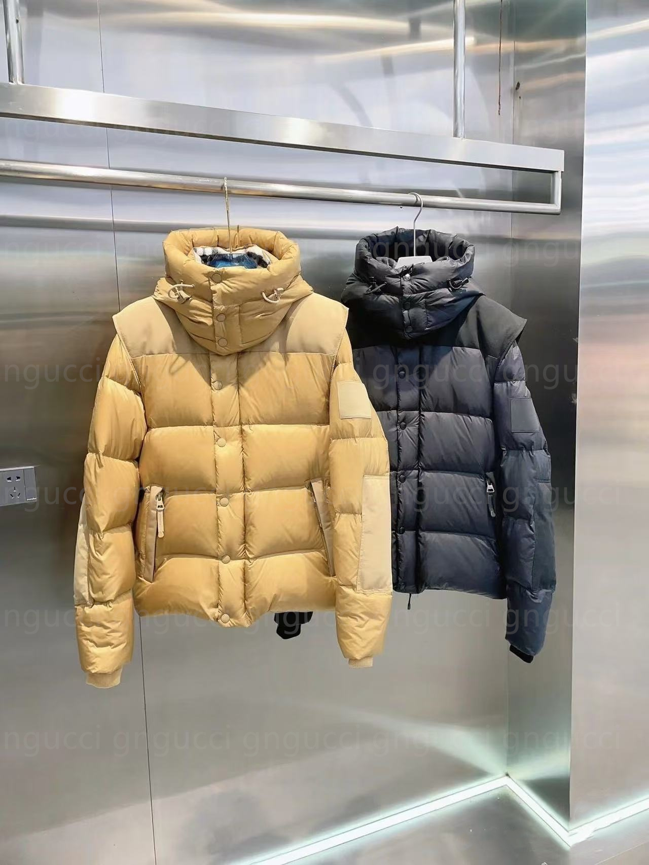 Mens Jacket Hooded Coat Luxury Designer Men Puffer Jacket Down Parkas Waterproof Winter Jacket Men For Male Women Letter Black Outwears Classical