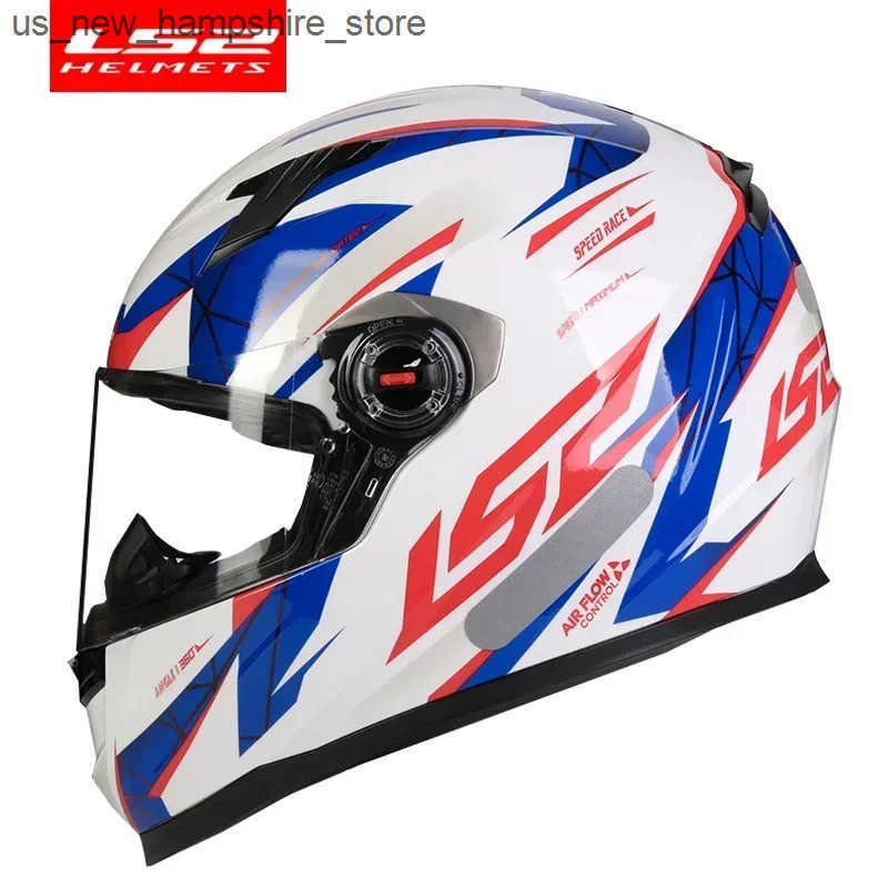 Motorcycle Helmets Original LS2 rhinoceros full face motorcycle helmet casque moto capacete ls2 ff358 no pump ECE approved S241127-image-1035119226