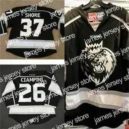 College Hockey Wears Thr 2017 Mens Womens Kids ECHL Monarchs 37 Nick Shore 26 Daniel Ciampini Stitched Cheap High quality Hockey Jerseys Goalit Cut