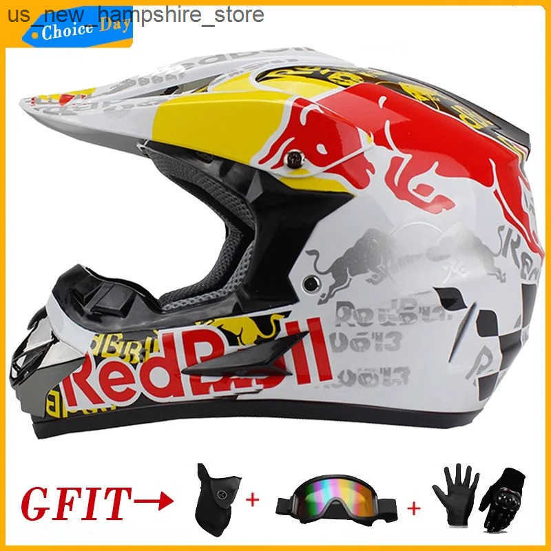 Motorcycle Helmets Motorcycle helmet youth kids off-road helmet dirt bike downhill AM DH cross helmet capacete motocross casco Professional DOT J-image-1035121766