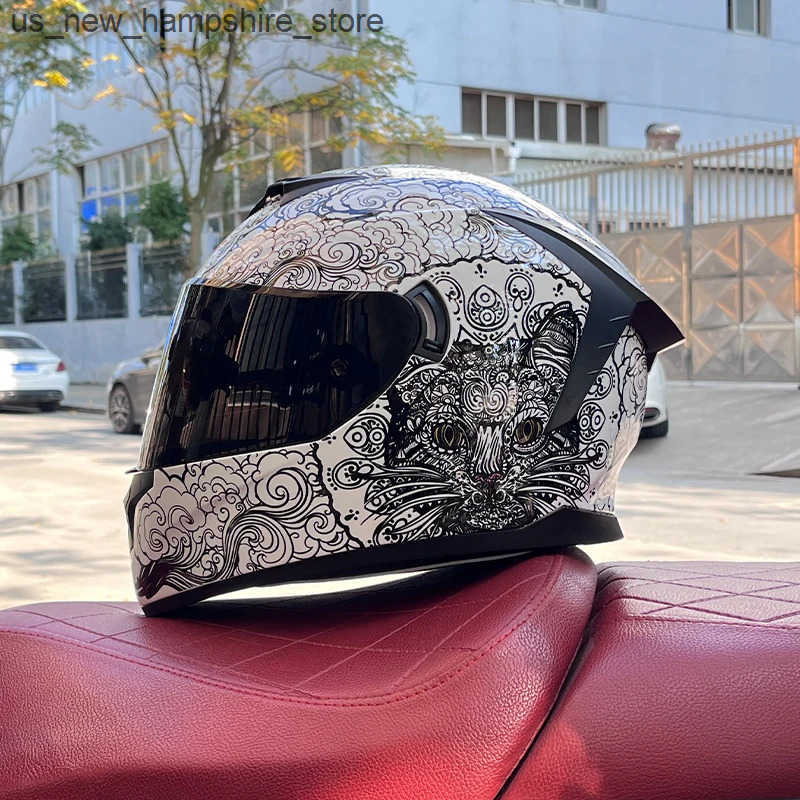 Motorcycle Helmets Motorcycle full Face Helmets Moto Racing helmet Adult safety helmet DOT certification J241127-image-1035121169