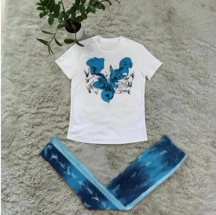 Designer Womens Tracksuits Luxury Sports Two Piece Pants Set Woman 2 Pieces Letter Pattern Matching