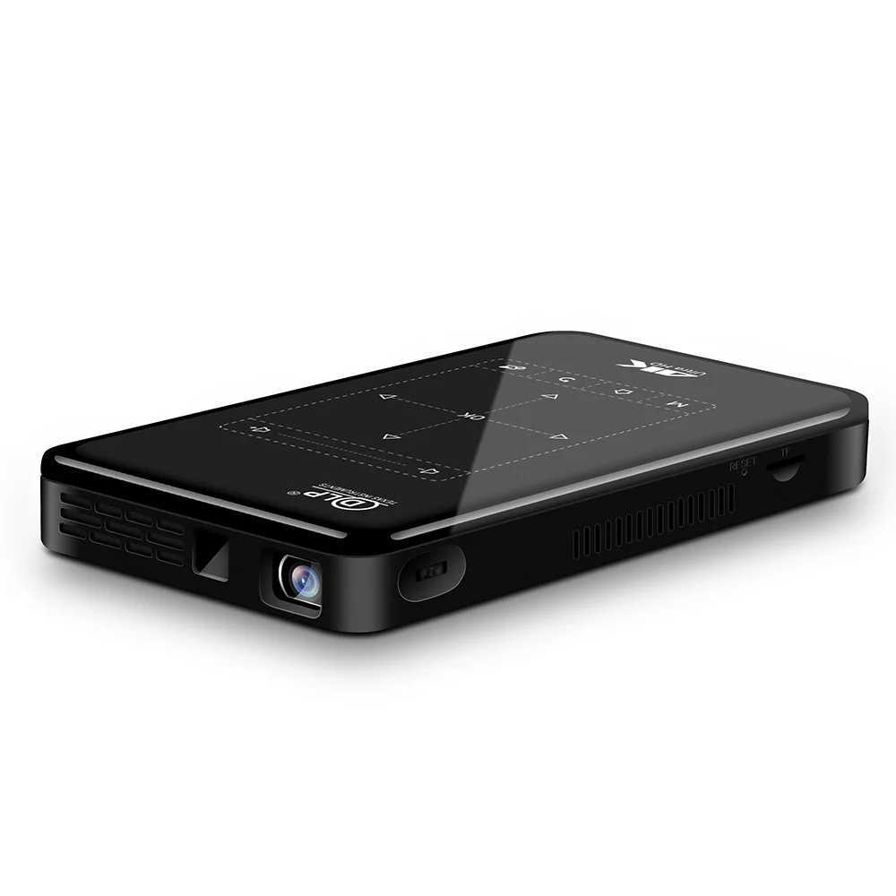 Projectors New P09-II Portable DLP Mini Pocket Projector Android 9.0 2GB RAM 32GB WIFI5 BT4.2 4K HD Beamer Home Cinema LED Video Proyector H24112-image-1035079143