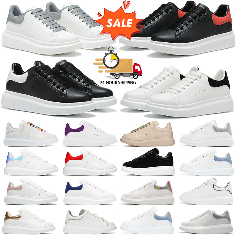 designer shoes Fashion casual shoes Platform Sneakers Men Women Leather Lace Up Shoes The tail is available in a variety of colors-image-970004406