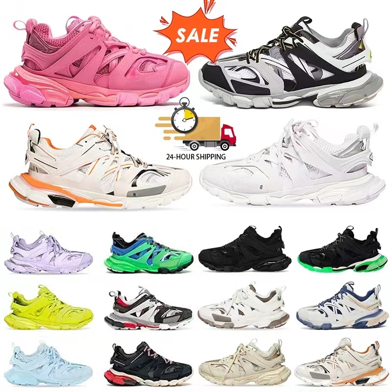 designer shoes fashion Track 3 3.0 Sneakers paris Men Women with LED Casual Shoes Retro breathable variety of styles-image-970011819