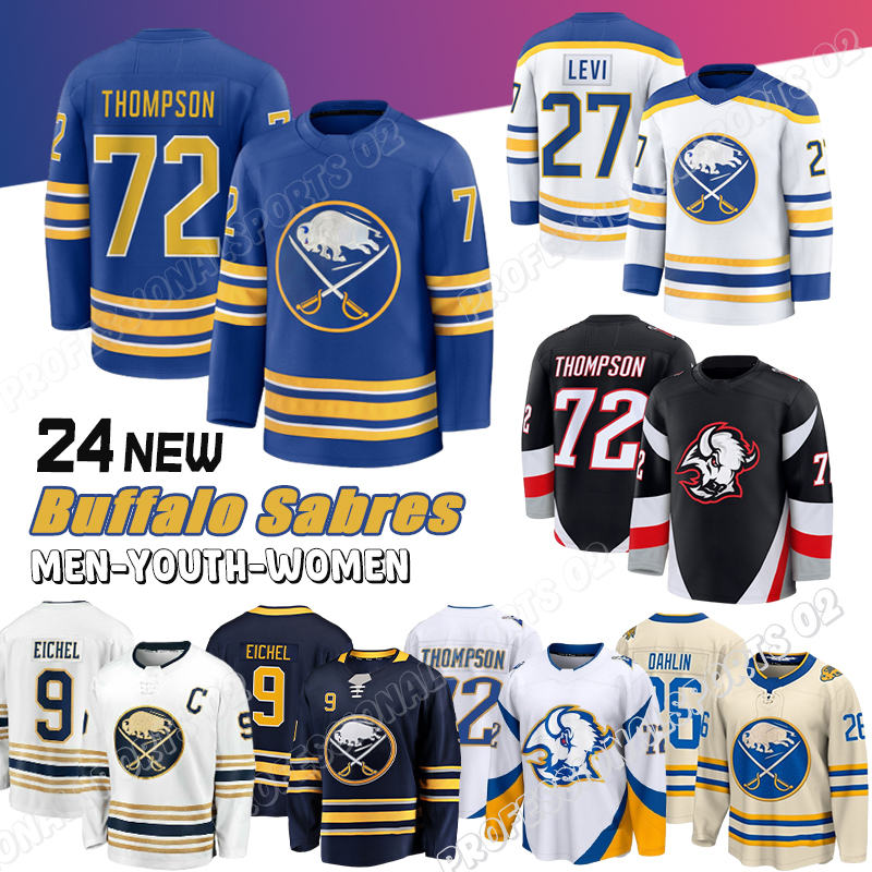 #72 Tage Thompson Jersey Alex Tuch Jersey Rasmus Dahlin Sabres Jersey #27 Devon Levi Jersey JJ Peterka Jason Jersey Zucker Ryan McLeod Honor Hock-image-841453202