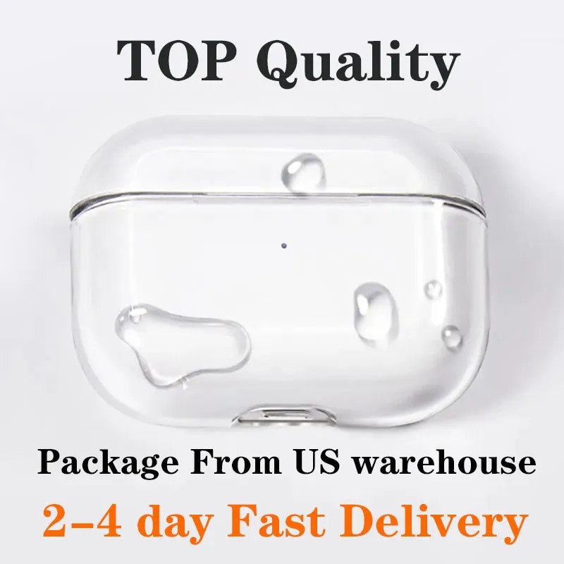 For Airpods pro 2 4 3 pro Max Earphones airpod 4 ANC Bluetooth Headphone Accessories TPU Silicone Cute Protective Cover Wireless Charging Shockproof