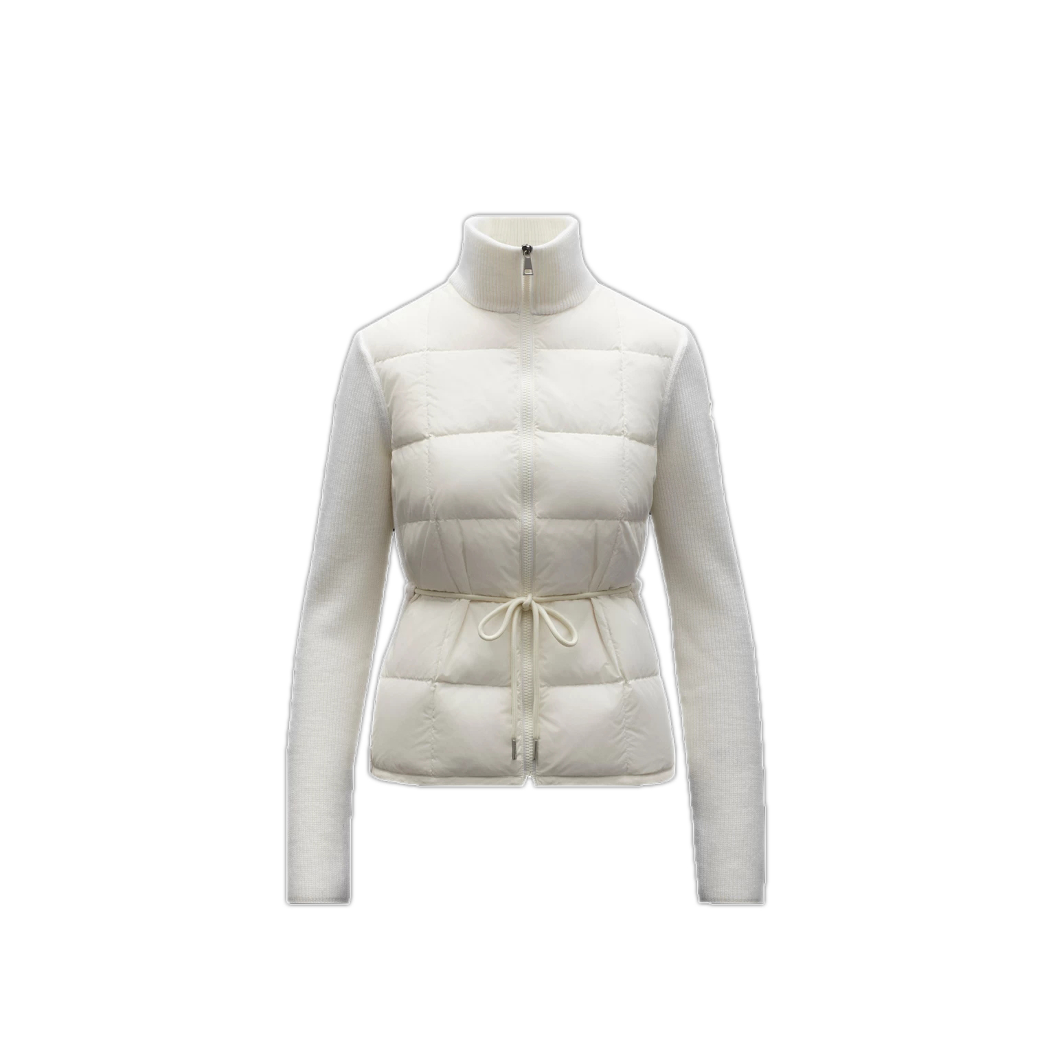 Stand Collar Twill Women Down Jacket Arm Badge knit jacket womens Zippered Cardigan Jacket y2k Fashion Designer warm coat Size S-L