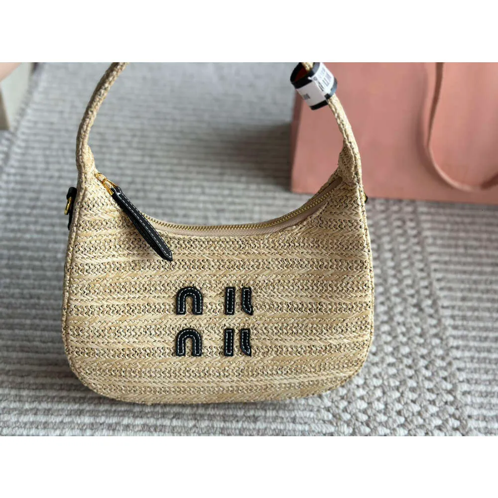 Designer Bag Woven Armpit Bag Small Capacity Zipper Letter Vacation Bag For Woman CYX041701-image-970407452