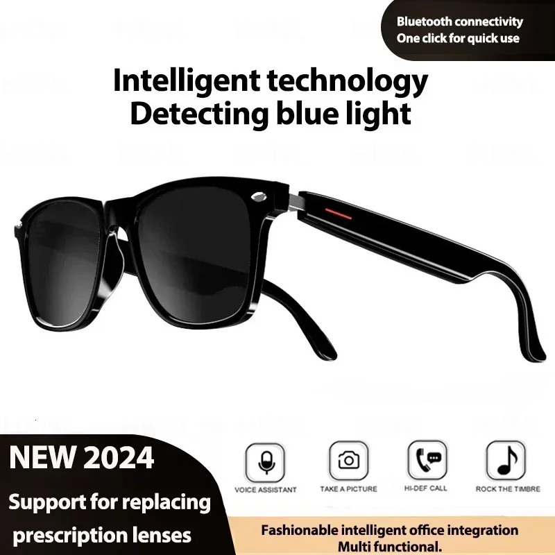2024 Camera Smart Music Sunglasses Earphones Wireless Bluetooth Headset HIFI Sound Headphone Driving Glasses Hands-free Call 241128-image-1066424005