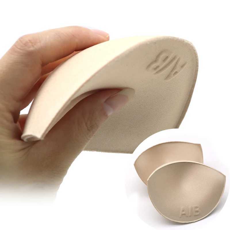 Breast Pad 2Pair sexy thick sponge bra pad breast insertion push up bra enhanced swimsuit bikini pad detachable chest accessories Q241129-image-1035554550