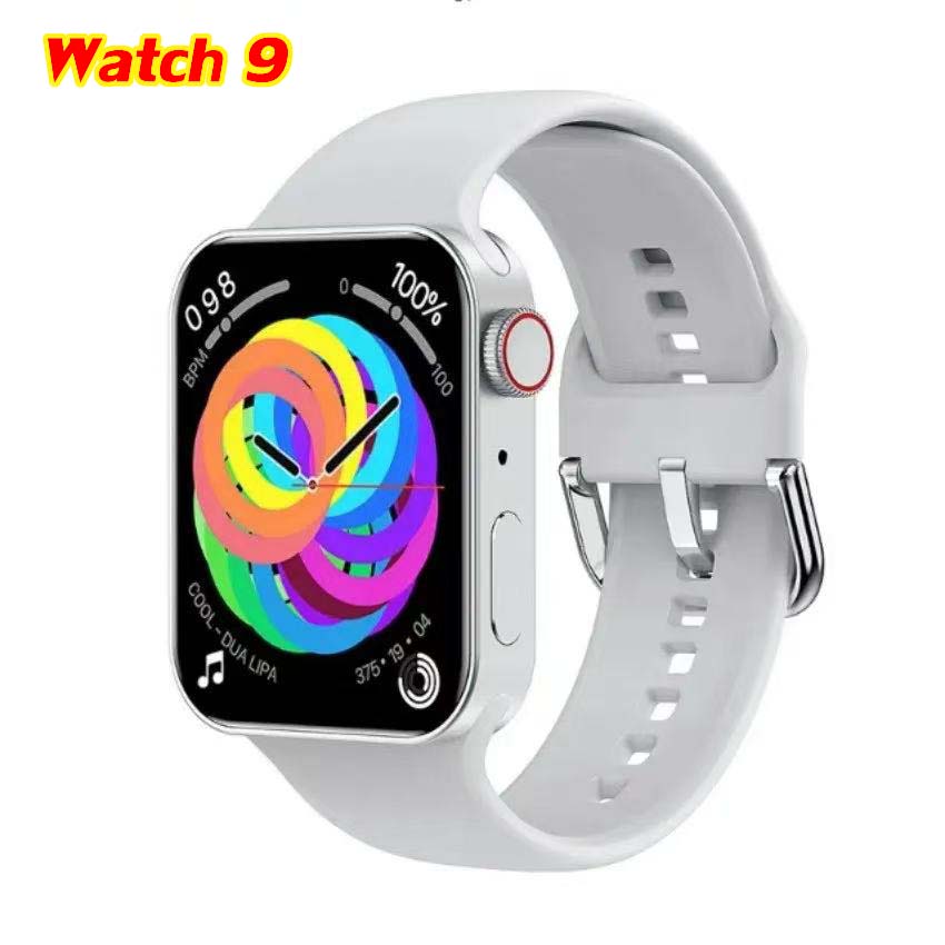 2024 Série 9 8 45mm 2.1 hommes femmes regardent Bluetooth Call Bracelet Bracelet Wireless Chargeg Fiess Tracker Sport Smart Watch Iwo pour Androi