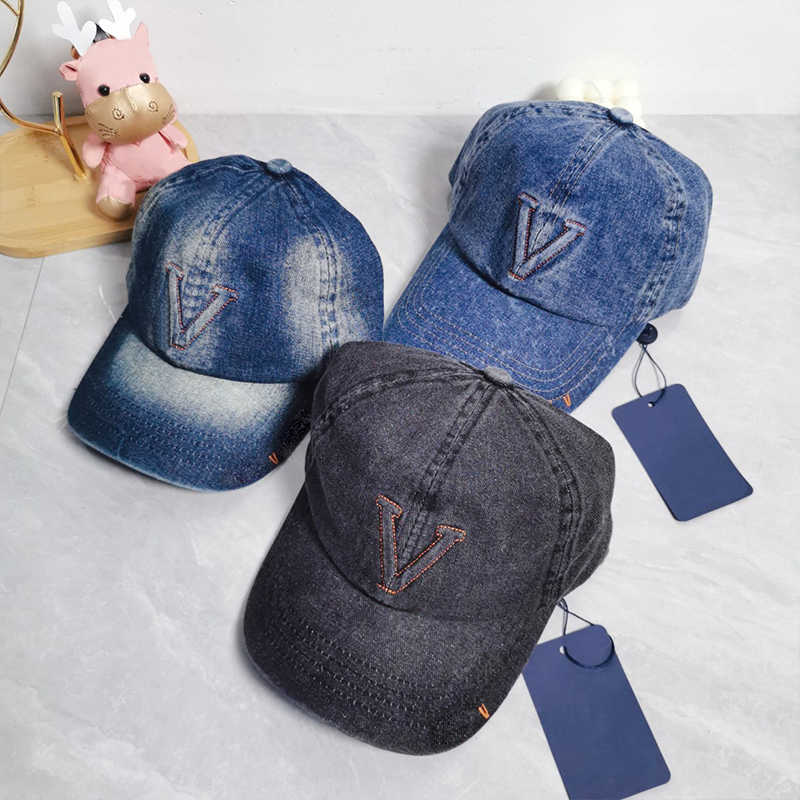 Classic Men's Ball Caps Fashion Travel Cap for Women Summer Sport Hats Casual Denim Hat 3 Colors
