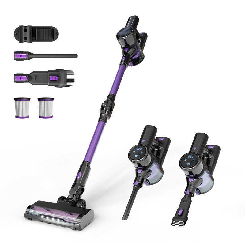 Vacuum Cleaners DayPlus Cordless Stick Handheld Vacuum Cleaner15000PA 6 in 1 with LED Light+2 HEPA Filters+2000mAh 6-Cells BatteryPetCrevice z240-image-1005035252