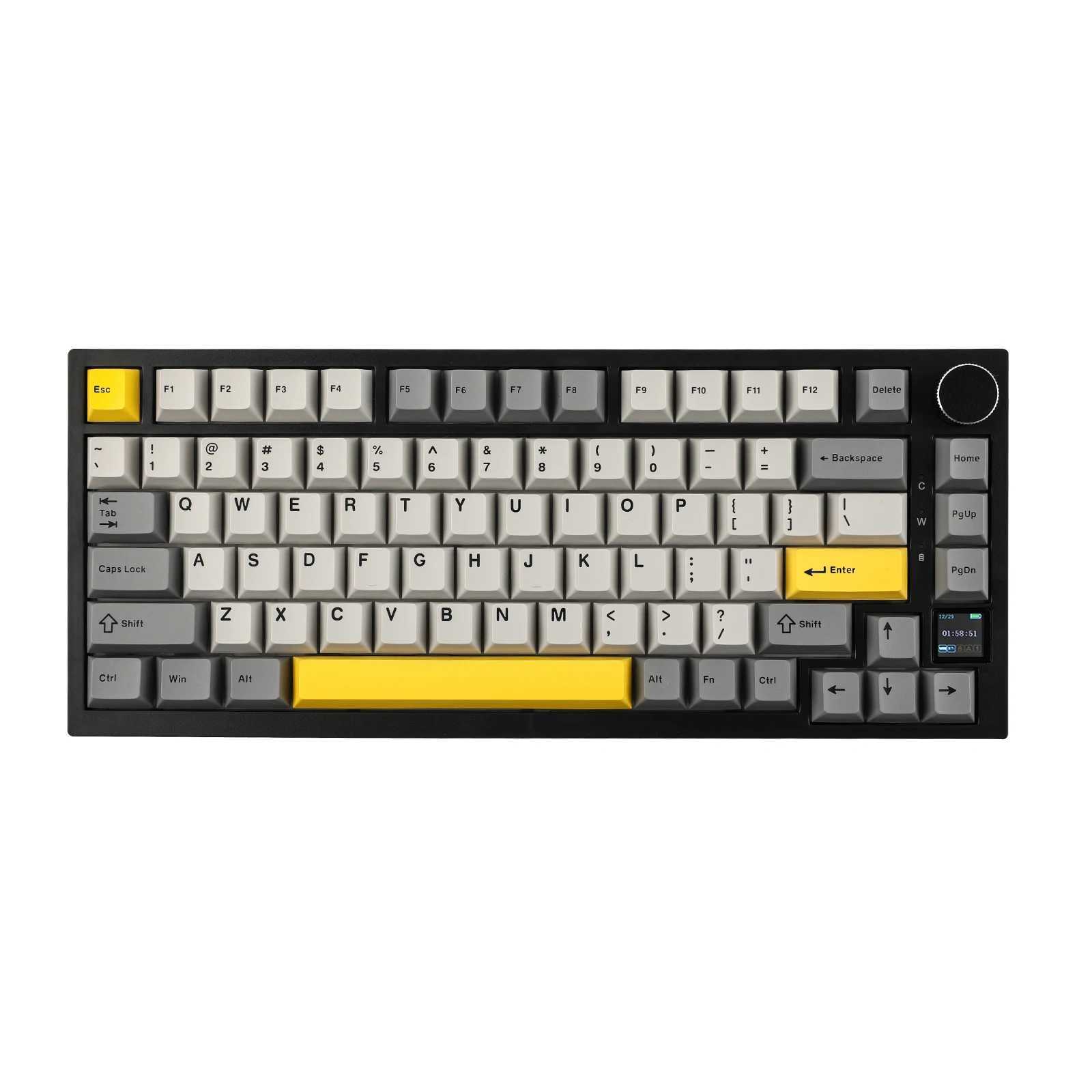 AK820 Pro 75% pad installation 5.1/2.4G wireless/Type-C wired mechanical keyboard with TFT Sn for/Win Y241126-image-1035501648