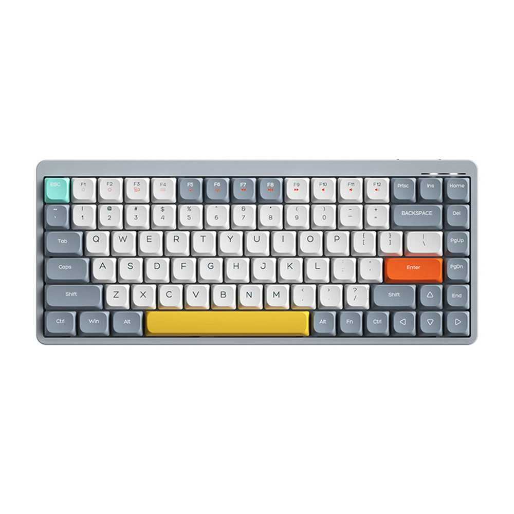 Wireless Mechanical Keyboard 84 Keys 2.4G+BT5.0+Type-C Keyboards 15 Light Effect 5 Brightness Lls Keyboard for Tablet Laptop Y241126-image-1035502224
