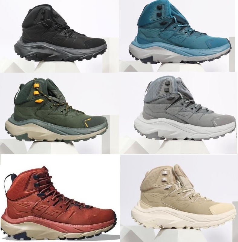 Kaha 1 2 3 GTX Leather Hiker Hiking Shoes Waterproof Leather Trekking Boots for Outdoor Adventures Hikers with Durable Upper Enhanced Grip Sole O