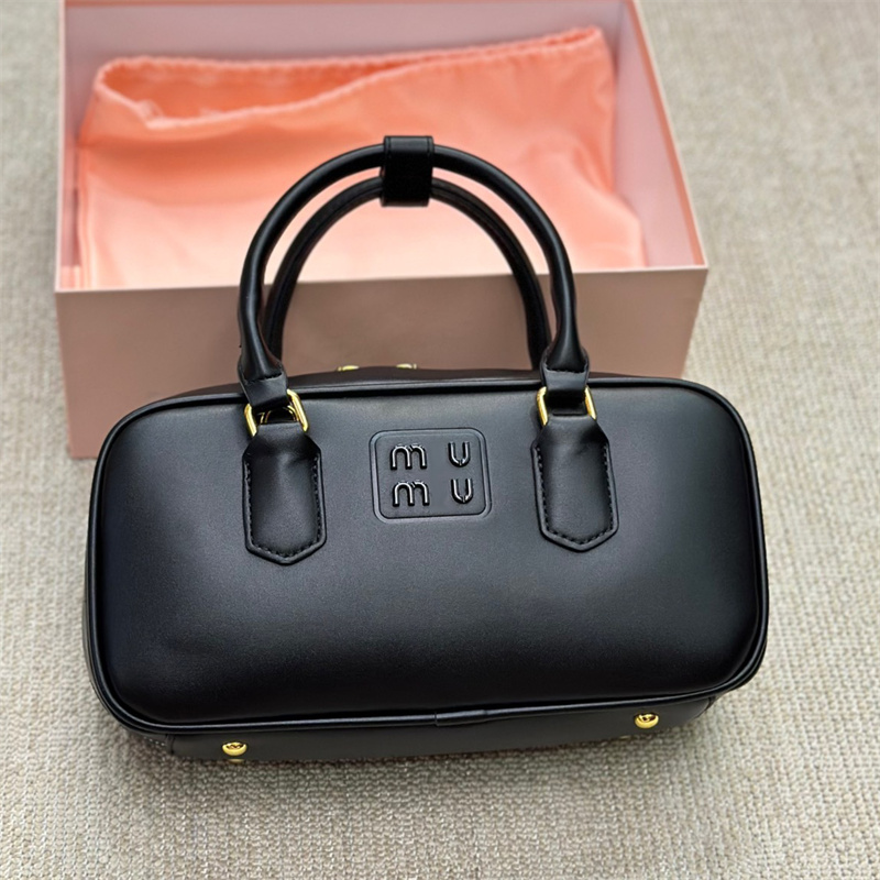 Luxurys handbag lady Arcadie Bowling bags Womens Clutch cosmetic Even Tote Cross Body Designer bags top handle mens Shoulder Leather pochette Med